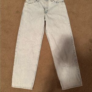 Levi's Light Wash Mid Rise Women's Straight Leg Jeans